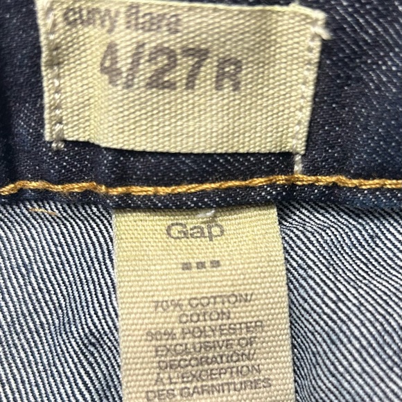 Womens Gap Curvy Flare Boot Cut Jeans size 4/27 R - Picture 5 of 10